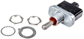 T9-CS1-22, SPST Toggle Switch, Latching, IP68S, Panel Mount