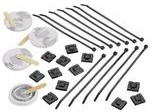 Фото 1/2 EMA-X, The two-part epoxy cable tie mount kit in gray includes 10 epoxy cups and 10 mixer sticks. It is designed for ind ...