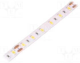 HH-S60F012-5630-24 WW WHITE PCB IP65, Лента LED, белый теплый, 5630, 24В, LED/м: 60, 12мм, белая PCB, IP20