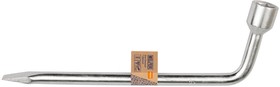 HF002201, Ключ баллонный Г-образный 17 мм L = 263 мм с монтажной лопаткой HELFER