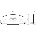 SP1450, SP1450_колодки дисковые передние!\ Toyota Optimo 2 Microbus all 94