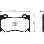 SP1471, SP1471SNS_=1372 01 [D1060JL00A] !колодки дисковые п.\Infiniti G37 08 ...