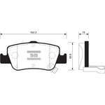 SP1501, SP1501SNS_=GDB3480= FDB4048=1356 02 [0446602180] !колодки дисковые з.\ ...