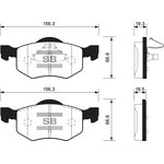 Колодки тормозные SANGSIN BRAKE SP1519 Ford Maverick 2.0/3.0 01 / Mazda Tribute ...