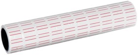 Ценники на ленте для этикетпистолета набор из 10 роликов, в 1 ролике 200шт, 12х21мм белые с красным 651560