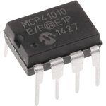 MCP41010-E/P, Digital Potentiometer 10kΩ 256-Position Linear Serial-SPI 8 Pin, PDIP