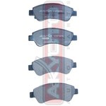 AKD-0182, Колодки тормозные дисковые передние, PEUGEOT 206/307 2000- ,PARTNER ...