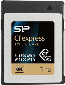 SP001TBCFEB21V10, Флеш карта CFexpress Type B 1TB Silicon Power 1800/1500 Mb/s