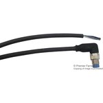 2273010-1, Sensor Cables / Actuator Cables 4pos PUR 1.5m M8 agl plug pig