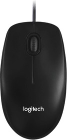 Фото 1/10 Мышь Logitech Mouse M100, Black, USB, 1000dpi, [910-006652]