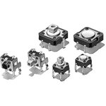 B3F-4005, Tactile Switches 12x12mm Std Ht 4.3 High-force 260g