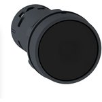 Кнопка 22мм черная с возвратом 1НО XB7NA21