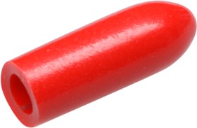 Snap-on lever cap, cylindrical, Ø 3.5 mm, (H) 11 mm, red, for toggle switch, U276