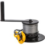 Лебедка ручная ЛР-0,15 настенная трос 4мм*10м L0012