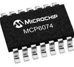 MCP6074T-E/SL, SOIC-14 Operational Amplifier ROHS