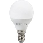 Лампа светодиодная LL-E-G45-7W-230-2,7K-E14 (шар, 7Вт, тепл., Е14) Eurolux, , шт