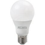 Лампа светодиодная LL-R-A65-15W-230-3K-E27 (груша, 15Вт, тепл., Е27) Ресанта, , шт