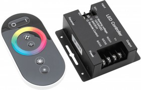 Фото 1/2 SWG Led controller touch DELUCE 24А, 12/24 Вольт, RF-RGB-S-24A