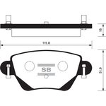 Колодки тормозные SANGSIN BRAKE SP2031 RENAULT/FORD