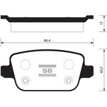 SP2101-R, SP2101R_колодки дисковые задние!\ Ford Mondeo IV/Kuga/Galaxy ...