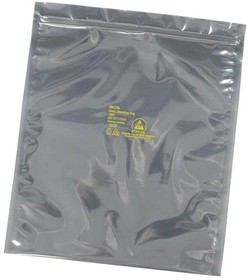 Фото 1/5 30035, Anti-Static Control Products Static Shield Bag, 1000 Series Metal-In Zip, 3X5, 100 Ea