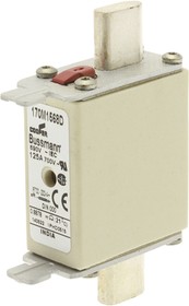 Фото 1/8 170M1568D, 125A Centred Tag Fuse, NH000, 690V ac
