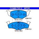 13046071012, Колодки тормозные дисковые передн, SEAT: CORDOBA 1.0 i/1.4 i/1.4 i ...