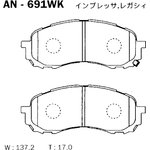 AN-691WK, Колодки тормозные Япония