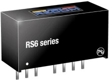 RS6-2412D, Isolated DC/DC Converters - Through Hole 6W 18-36Vin +/-12Vout 250mA SIP8