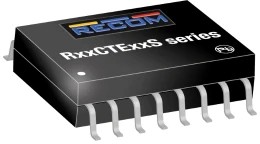 Фото 1/2 R05CTE05S-CT, Isolated DC/DC Converters - SMD 1W 4.5-5.5Vin 5.0Vout 200mA