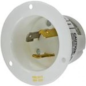 Фото 1/2 HBL2615, POWER ENTRY, FLANGED INLET, 2P3W, 30A 125V, L5-30P