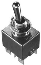 Фото 1/2 T7-111E1, Toggle Switches (ON) OFF (ON) 1 Pole Standard Bat Handle