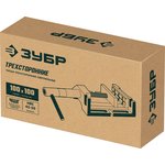 ЗУБР 100 мм, трехсторонние станочные сверлильные тиски, Профессионал (32723)