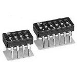 A6D-8100, DIP Switches / SIP Switches 8 PIN SEALED TOP ACT