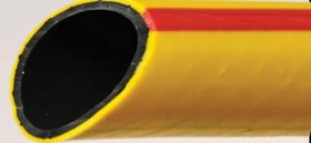 Шланг поливочный ПВХ усиленный, пищевой трехслойный армированный 1/2, 25 м (жёлтый) Вихрь, , шт
