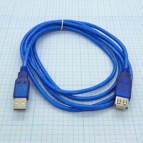 Шнур-удлинитель USB AM-AF, (1.8 м), Шнур - удлинитель USB AM-AF