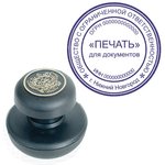 Краска штемпельная BRAUBERG PROFESSIONAL, clear stamp, фиолетовая, 30 мл ...