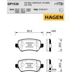 Колодки тормозные задние SANGSIN BRAKE GP1536