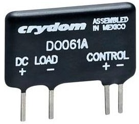 DO061A, PCB Mini-SIP SSR 60 Vdc/1A,3-9Vdc