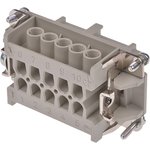 10193000, Heavy Duty Power Connector Module, 16A, Female, H-BE Series, 10 Contacts