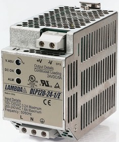 DLP100-24/E, DLP Switched Mode DIN Rail Power Supply, 85 132V ac ac Input, 24V dc dc Output, 4.1A Output, 98W
