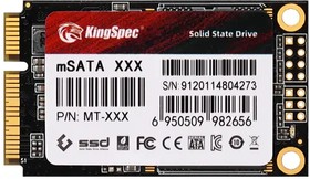 Накопитель SSD Kingspec mSATA 256Gb MT-256 MT Series mSATA