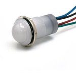657-2485-303F, LED Panel Mount Indicators PMI DOME R/G/B 10-30VDC