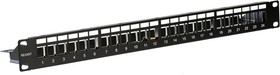 Фото 1/8 02-0054, Панель коммутационная наборная 19", 1U, 24 порта, STP PRO