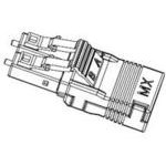 106052-0040, Fiber Optic Connectors LC LOOPBACK MM 62.5/ OPBACK MM 62.5/125um