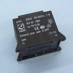 BV EI 665 1134, (50W 2x15V 2x 1667mA 230V), Трансформатор питания 50ВА 230В ...