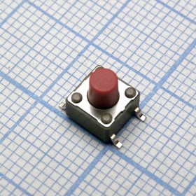 DTSM-63R-V-T/R, Tactile Switches Surface Mounting Type 6*6