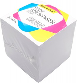 Блок для записей бумажный Silwerhof Стандарт 701020 90x90x90мм 80г/м2 92% белый