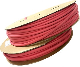 Трубка термоусаживаемая с клеем красная 2:1 7,9 мм 50 м