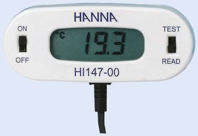 Фото 1/2 HI147-00, HI 147-00 Wired Digital Thermometer for Kitchen Appliance Use, 1 Input(s), +150°C Max, ±0.3 °C